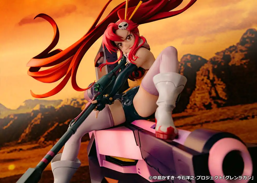 Tengen Toppa Gurren Lagann PVC szobor figura Yoko & Yoko M Ttank 25 cm      termékfotó