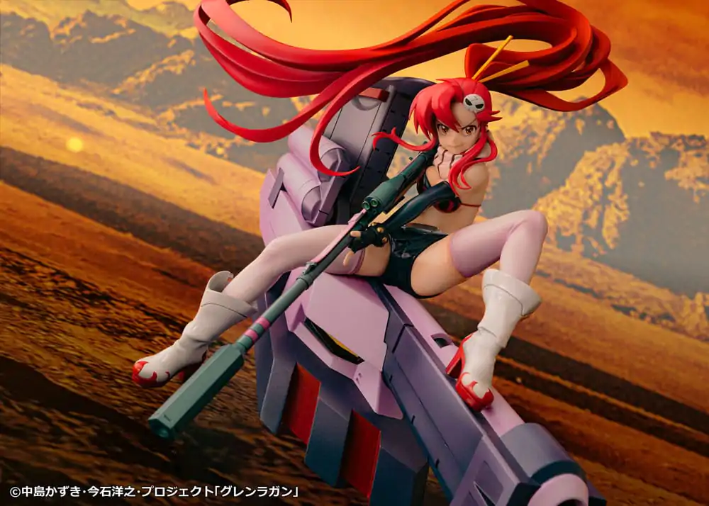 Tengen Toppa Gurren Lagann PVC szobor figura Yoko & Yoko M Ttank 25 cm      termékfotó