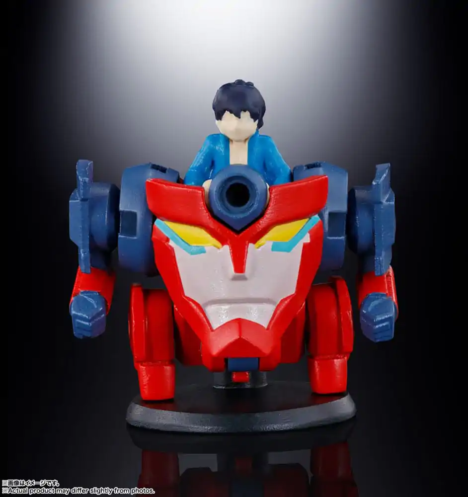 Tengen Toppa Gurren Lagann Soul of Chogokin Diecast GX-107 Gurren Lagann &amp; Giga Drill Set akciófigura 18 cm termékfotó