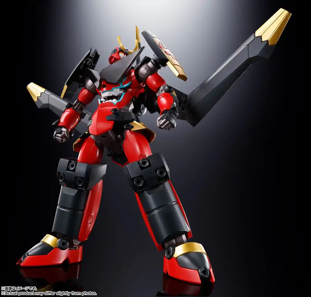 Tengen Toppa Gurren Lagann Soul of Chogokin Diecast GX-107 Gurren Lagann &amp; Giga Drill Set akciófigura 18 cm termékfotó