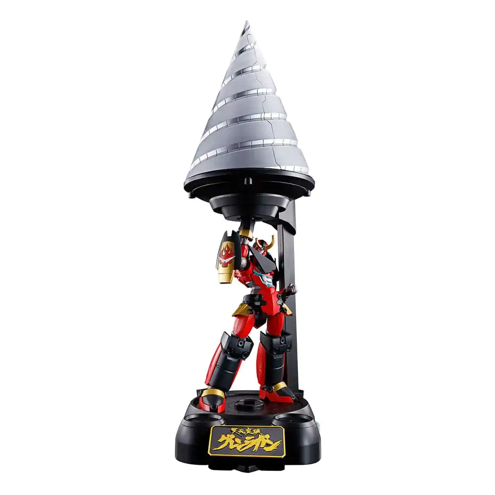 Tengen Toppa Gurren Lagann Soul of Chogokin Diecast GX-107 Gurren Lagann &amp; Giga Drill Set akciófigura 18 cm termékfotó