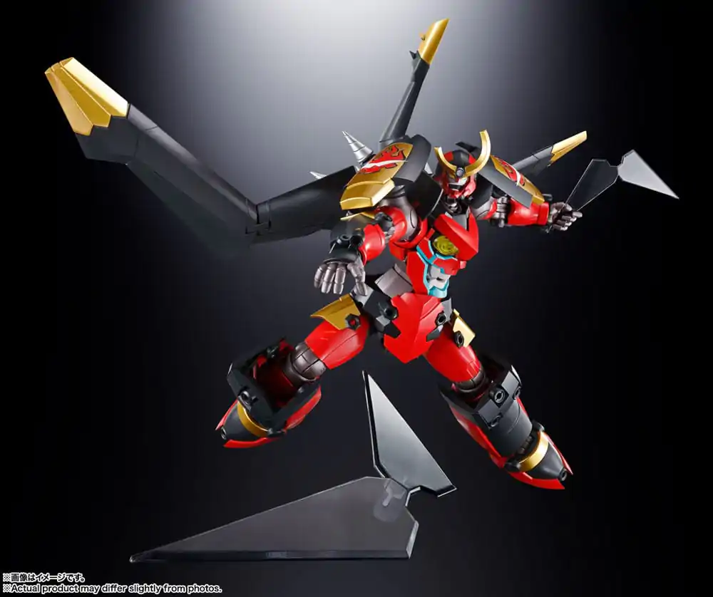 Tengen Toppa Gurren Lagann Soul of Chogokin Diecast GX-107 Gurren Lagann &amp; Giga Drill Set akciófigura 18 cm termékfotó