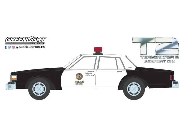 Terminator 2 Diecast Model 1/64 1987 Chevrolet Caprice Metropolitan Police termékfotó