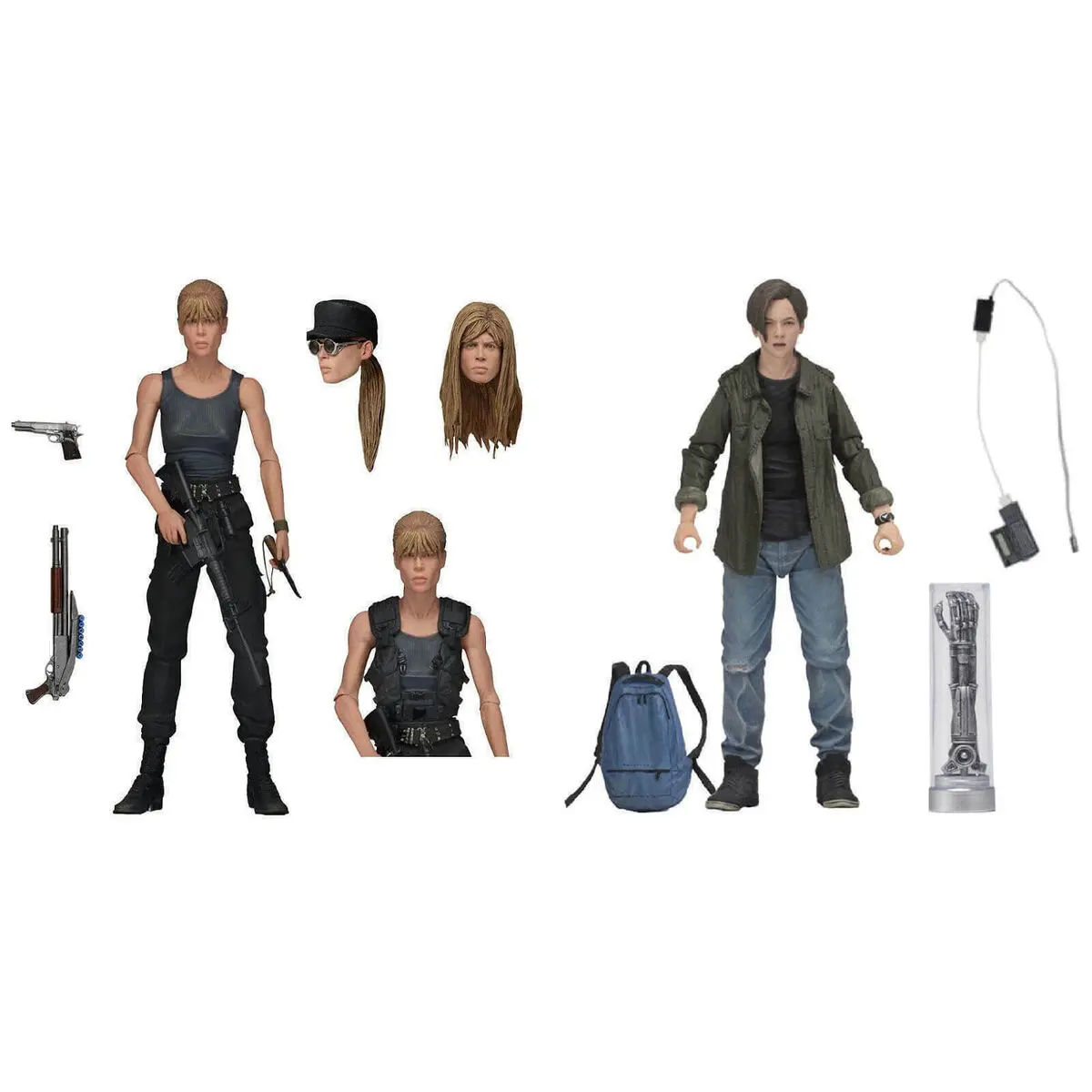 Terminator 2 Judgment Day Sarah Connor and John Connor 2 figura csomag 18cm termékfotó