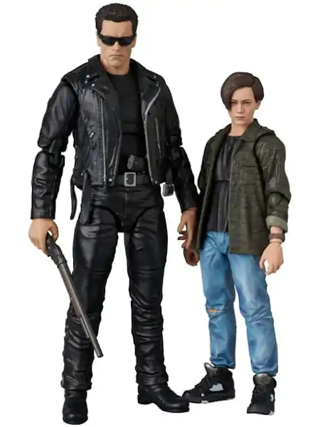 Terminator 2 MAFEX T-800 (T2 Ver.) &amp; John Connor akciófigura 16 cm termékfotó