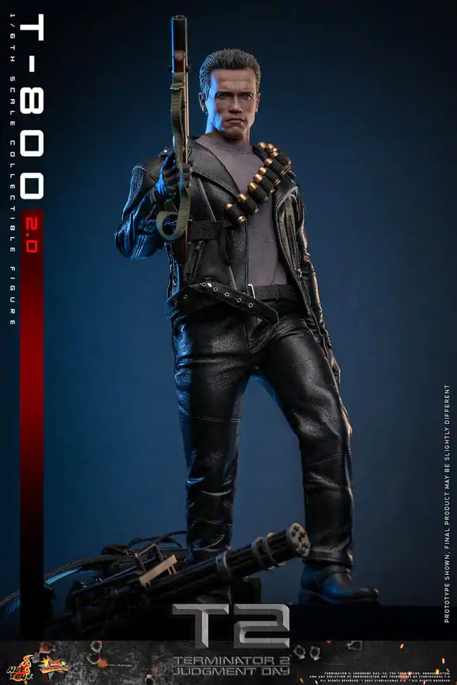 Terminator 2 Movie Masterpiece 1/6 T-800 2.0 akciófigura 32 cm termékfotó