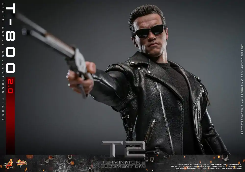 Terminator 2 Movie Masterpiece 1/6 T-800 2.0 akciófigura 32 cm termékfotó