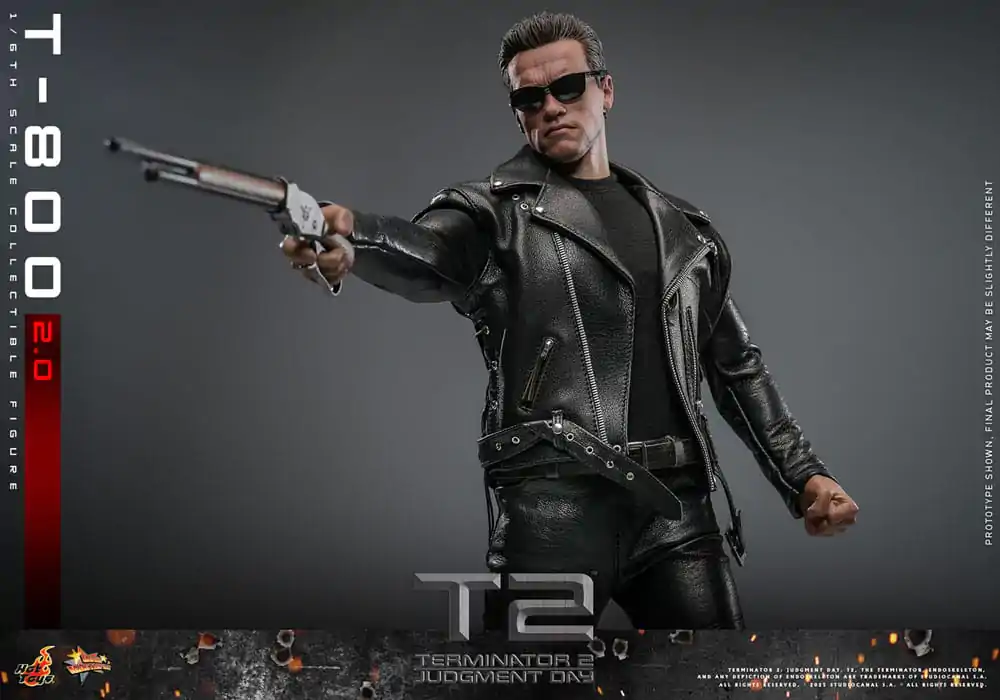 Terminator 2 Movie Masterpiece 1/6 T-800 2.0 akciófigura 32 cm termékfotó