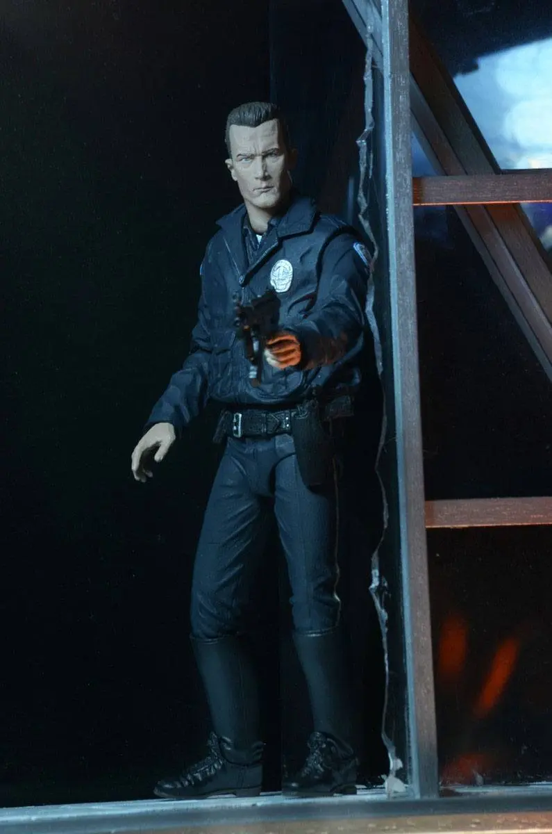 Terminator 2 Ultimate T-1000 (Motorcycle Cop) akciófigura 18 cm termékfotó