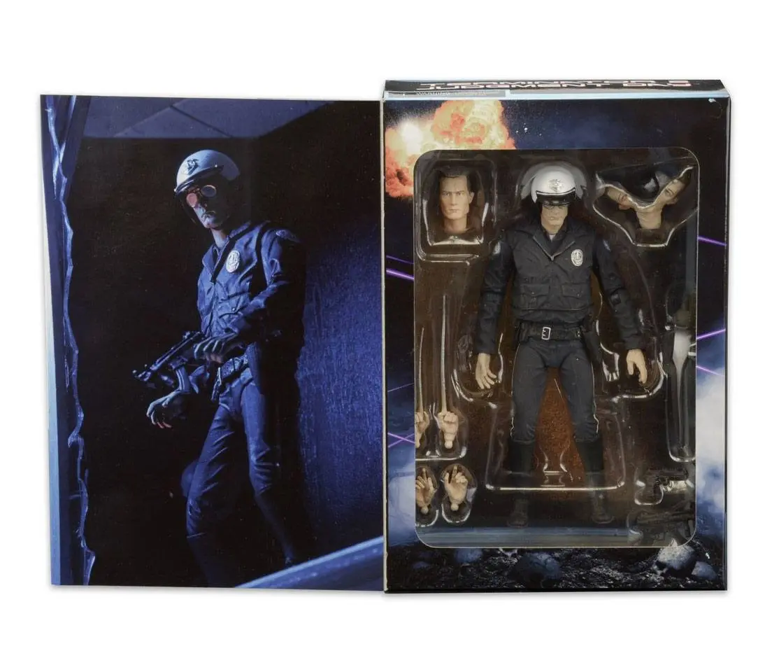 Terminator 2 Ultimate T-1000 (Motorcycle Cop) akciófigura 18 cm termékfotó