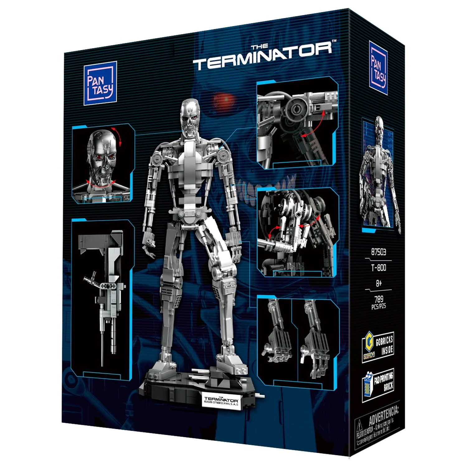Terminator T-800 Building Block 789 db-os építőkészlet termékfotó