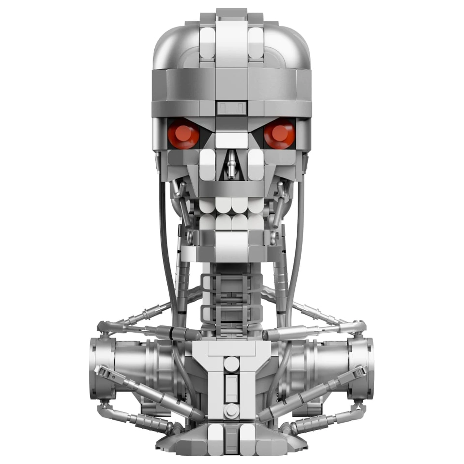 Terminator T-800 mellszobor Building Block 858 db-os építőkészlet termékfotó