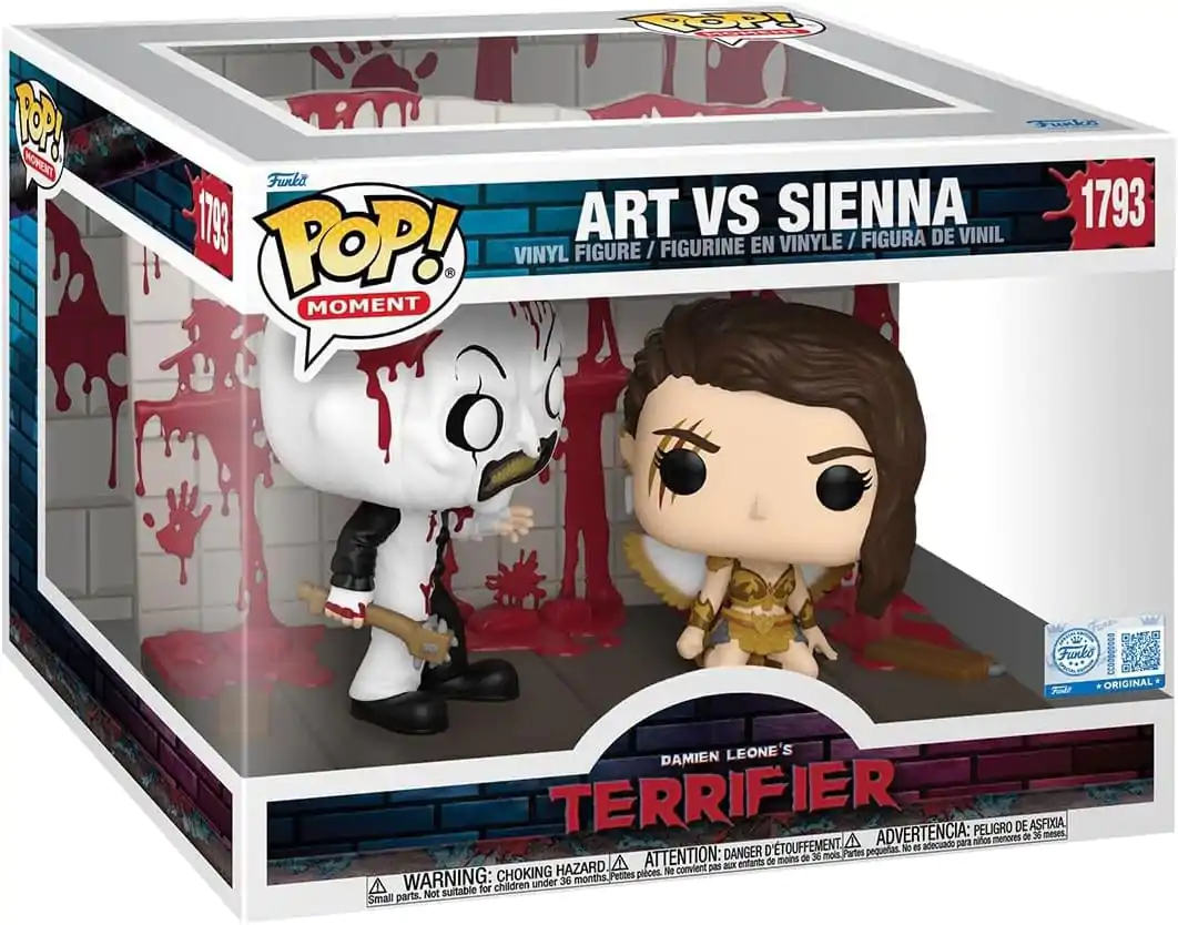 Terrifier 2 Funko POP Moments Vinyl figura Art vs Sienna 9 cm  termékfotó