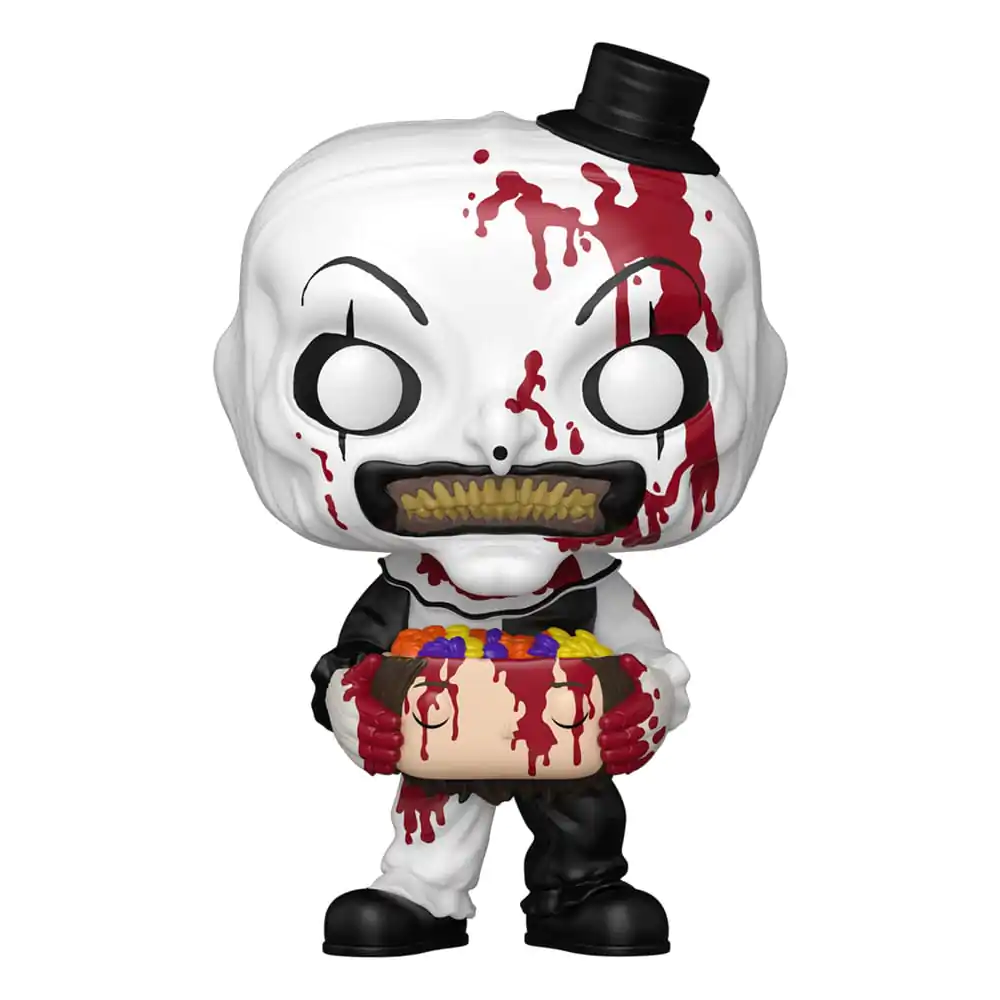 Terrifier 2 Funko POP! Movies Vinyl figura Art the Clown with Candy Filled Head 9 cm termékfotó