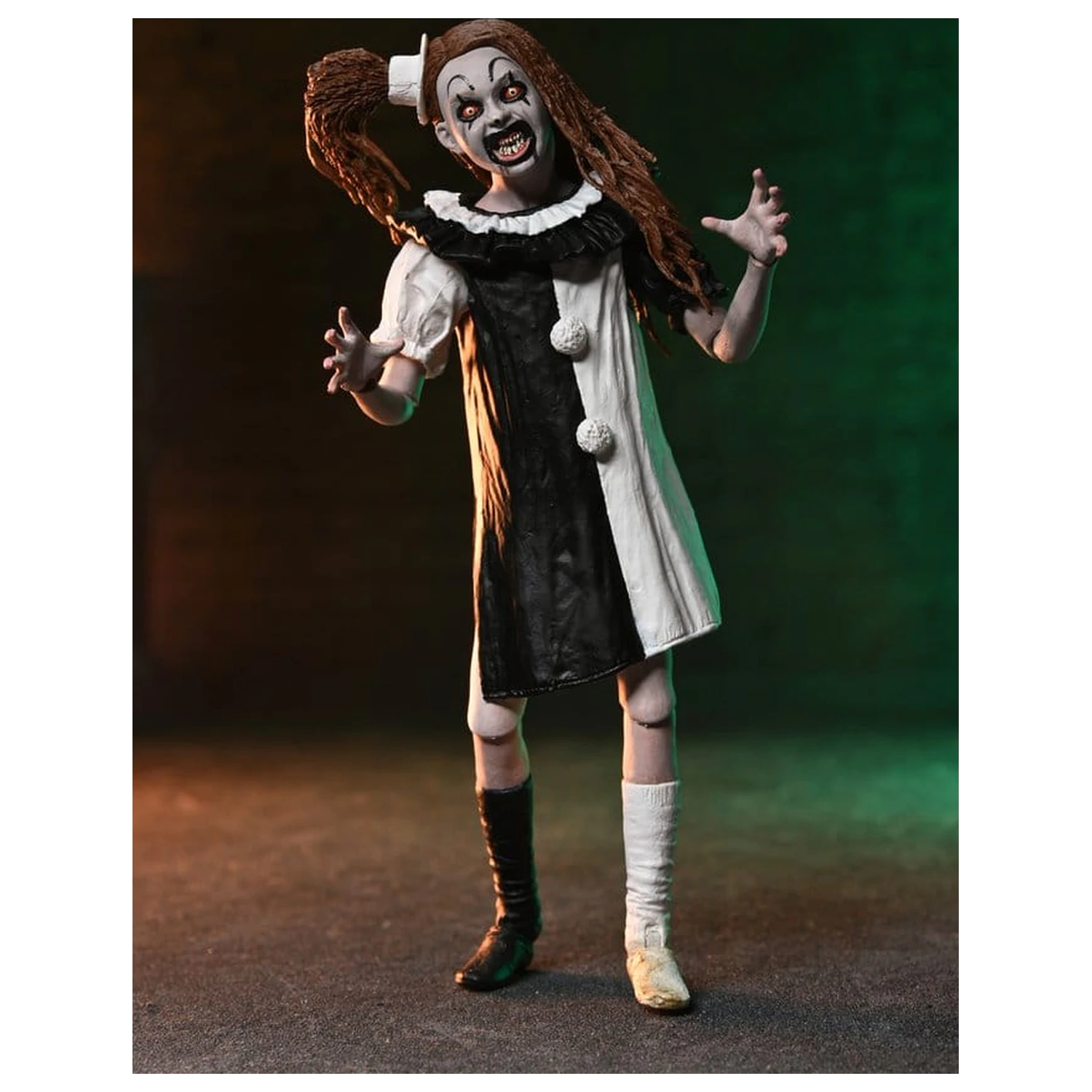 Terrifier 2 Ultimate Art the Clown & Little Pale Girl 2 db-os akciófigura csomag 18 cm termékfotó