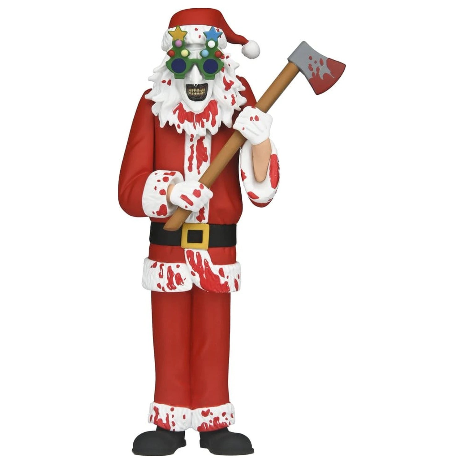 Terrifier 3 Toony Terrors akciófigura Santa Suit Art the Clown (Bloody Version) 15 cm    termékfotó