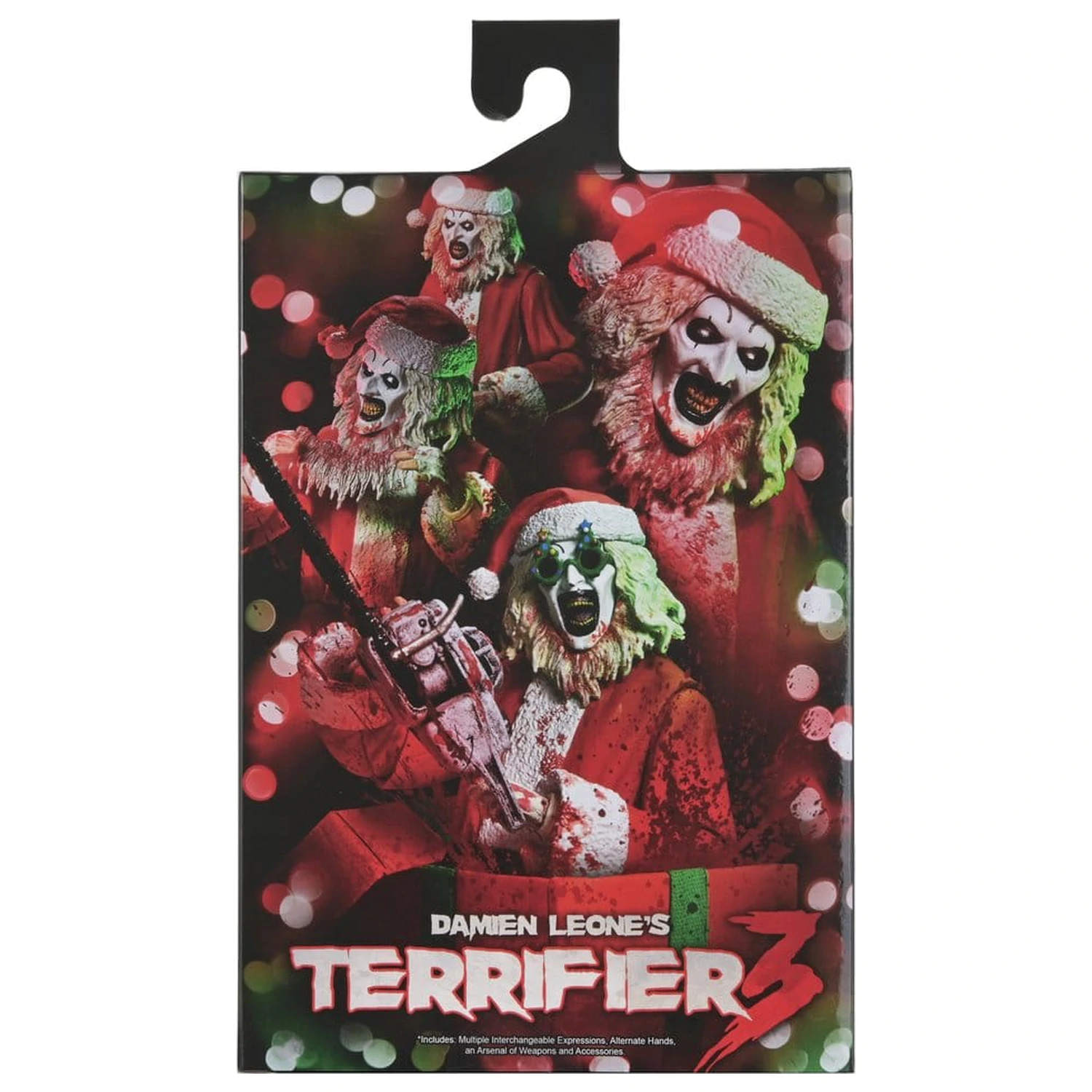 Terrifier 3 Ultimate Santa Suit Art the Clown (Bloody Version) akciófigura 18 cm termékfotó