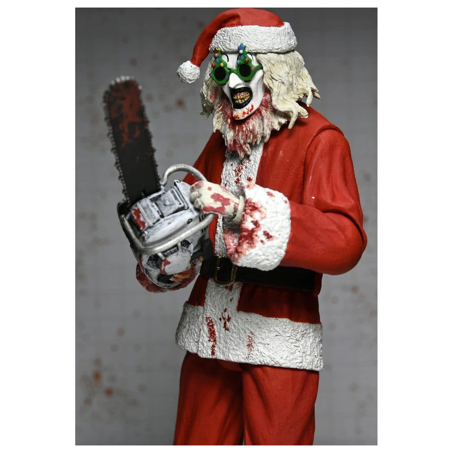 Terrifier 3 Ultimate Santa Suit Art the Clown (Bloody Version) akciófigura 18 cm termékfotó