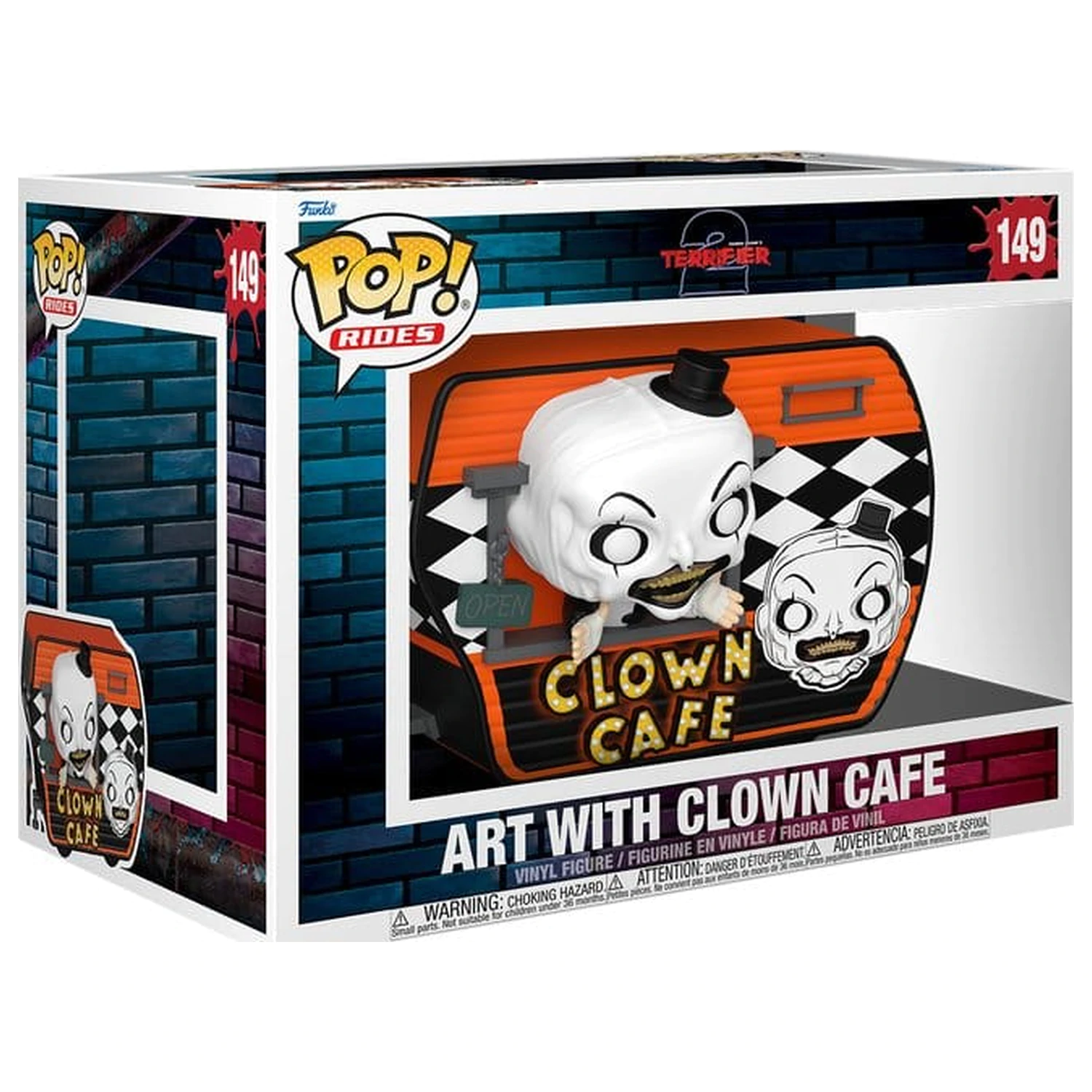Terrifier Funko POP! Rides Super Deluxe Vinyl figura Café with Art 15 cm termékfotó