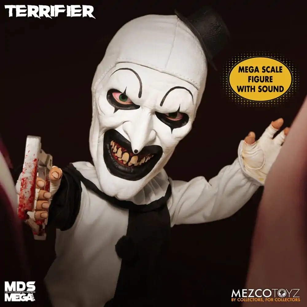 Terrifier MDS Mega Scale Plush Doll Art the Clown with Sound 38 cm termékfotó