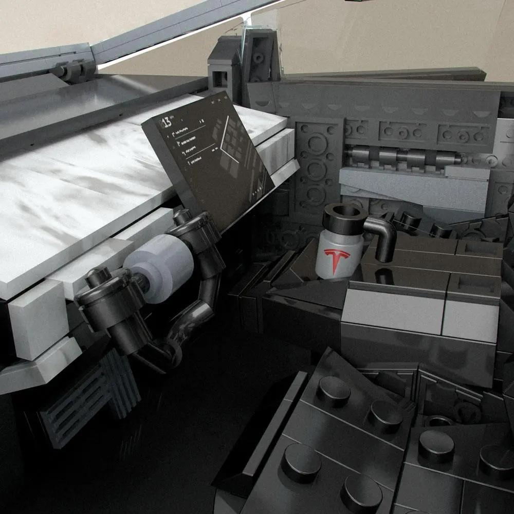 Tesla Mega Construx Cybertruck építőkészlet 48 cm termékfotó