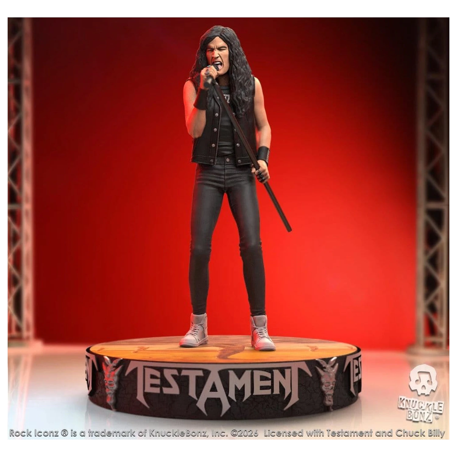Testament Rock Iconz Chuck Billy szobor figura 22 cm termékfotó