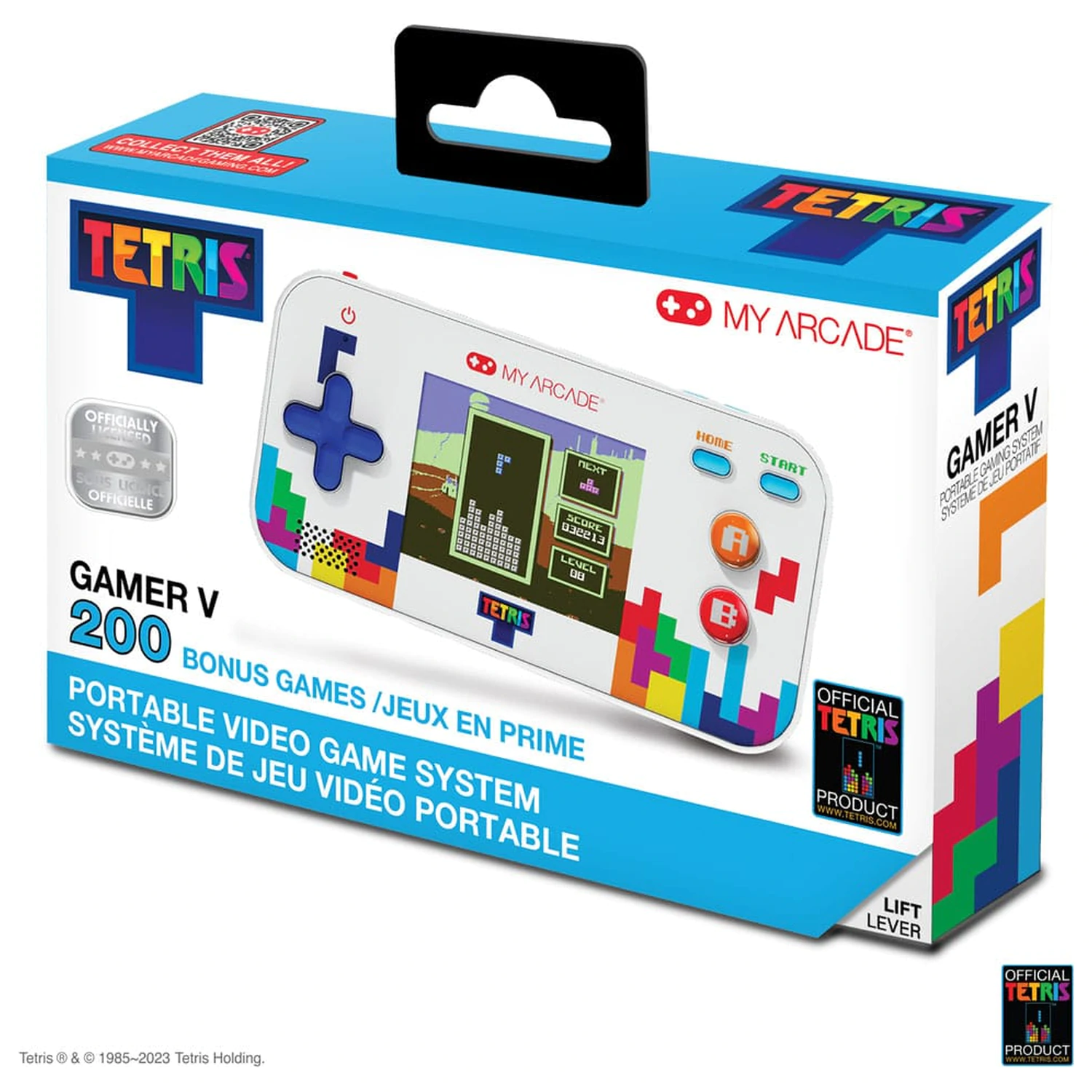 Tetris Portable Video Gaming System Gamer V konzol termékfotó