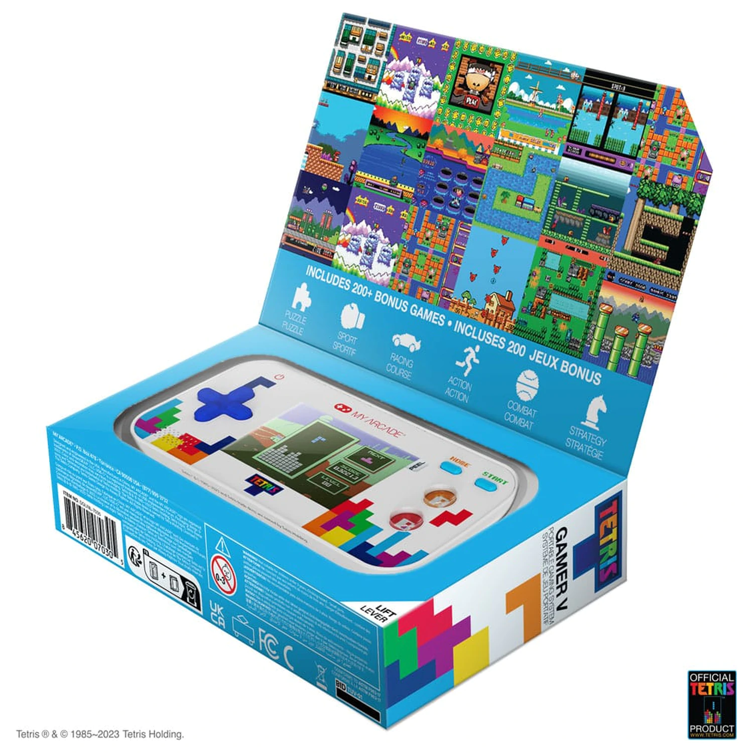 Tetris Portable Video Gaming System Gamer V konzol termékfotó
