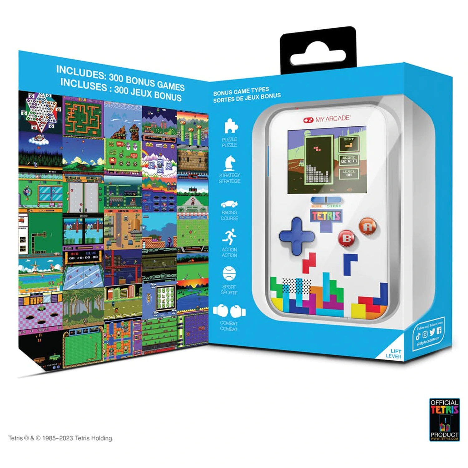 Tetris Portable Video Gaming System Go Gamer konzol termékfotó