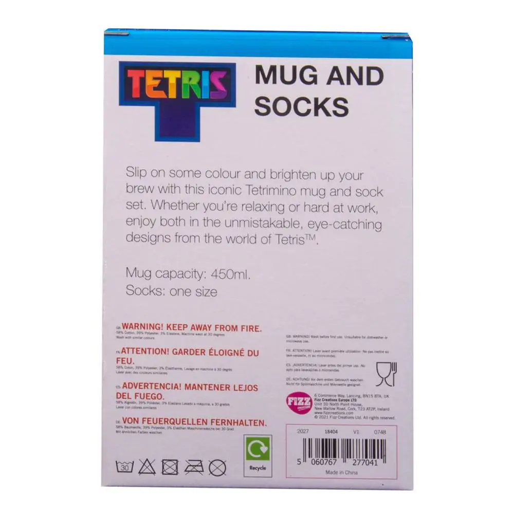 Tetris Tetriminos bögre és zokni csomag termékfotó