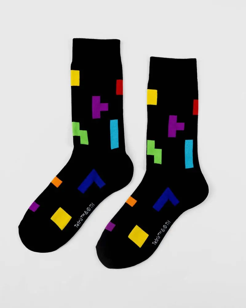 Tetris Tetriminos Pattern zokni termékfotó