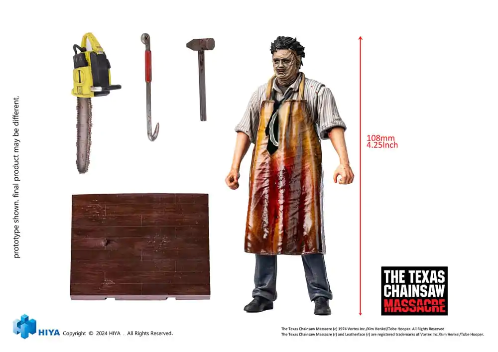 Texas Chainsaw Massacre (1974) Exquisite Mini Action Figure 1/18 Killing Mask 11 cm termékfotó