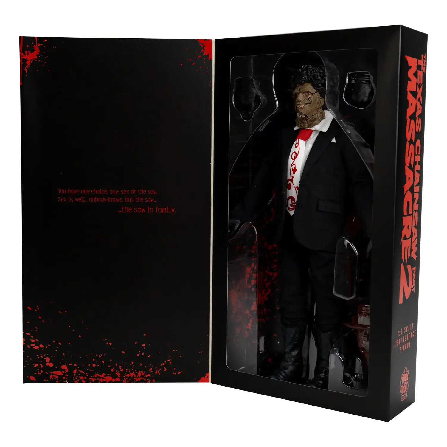 Texas Chainsaw Massacre 2 1/6 Leatherface akciófigura 33 cm termékfotó