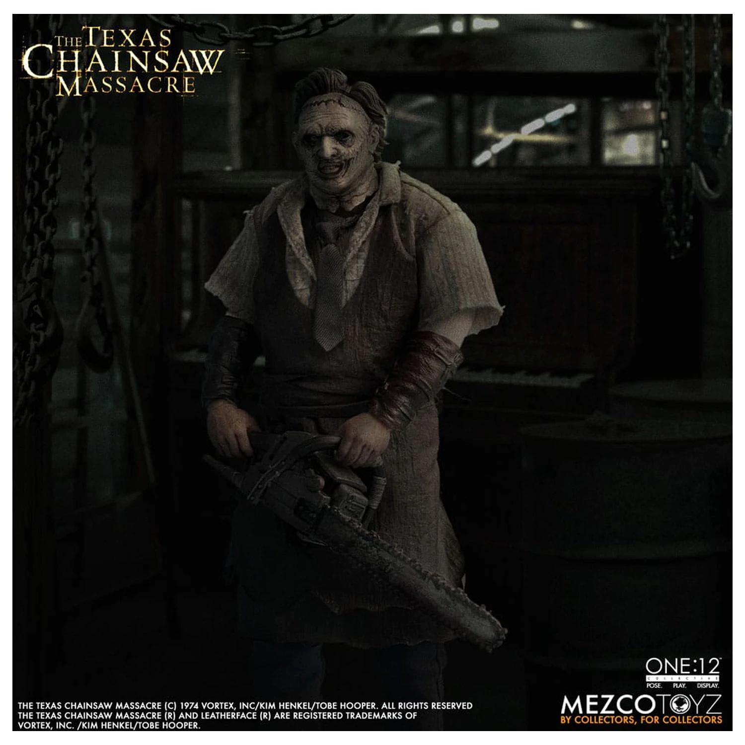 Texas Chainsaw Massacre (2003) 1/12 Leatherface akciófigura 17 cm termékfotó