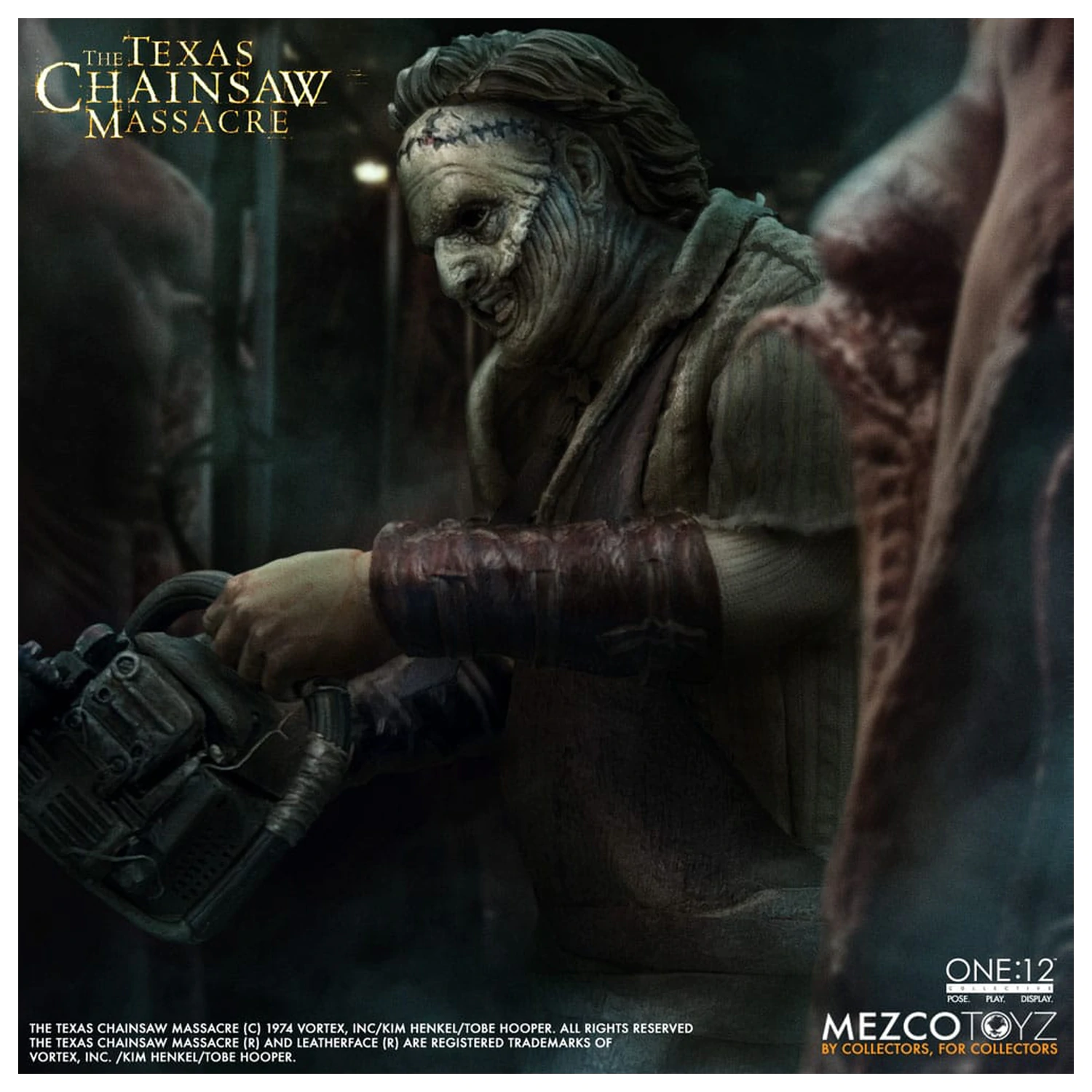 Texas Chainsaw Massacre (2003) 1/12 Leatherface akciófigura 17 cm termékfotó