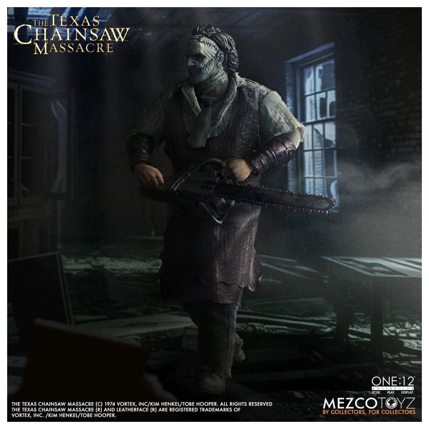 Texas Chainsaw Massacre (2003) 1/12 Leatherface akciófigura 17 cm termékfotó
