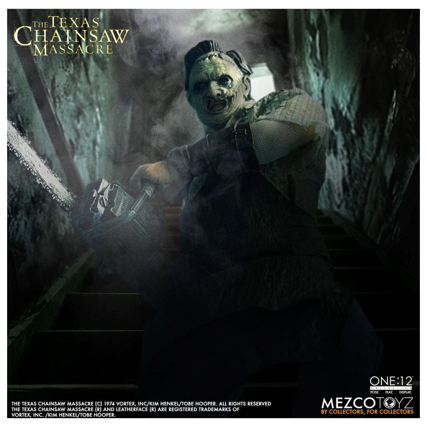Texas Chainsaw Massacre (2003) 1/12 Leatherface akciófigura 17 cm termékfotó