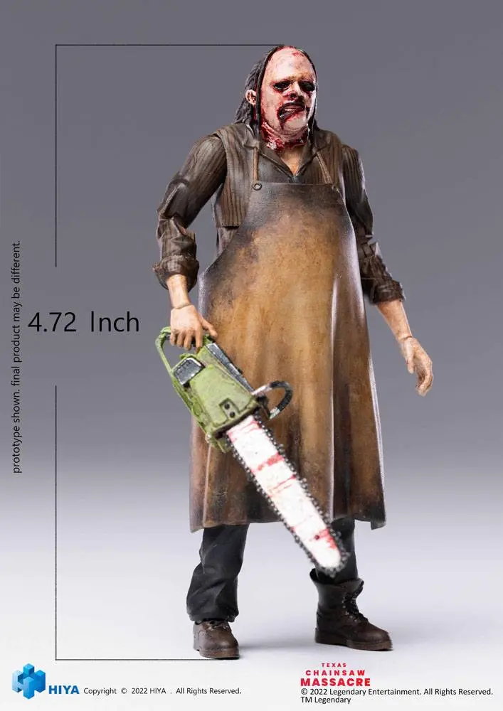 Texas Chainsaw Massacre (2022) Exquisite Mini akciófigura 1/18 Leatherface 12 cm termékfotó