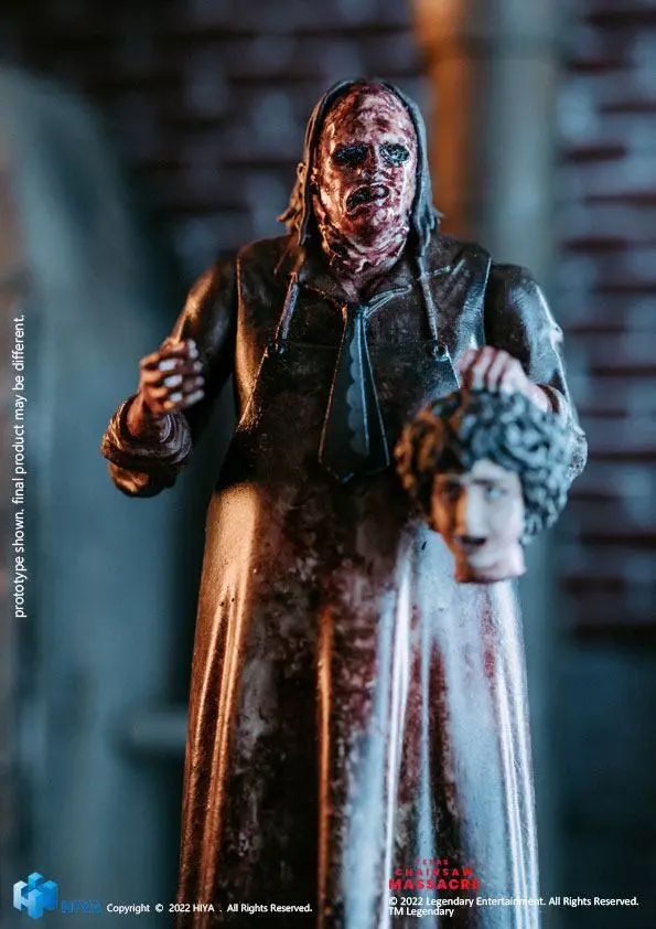 Texas Chainsaw Massacre (2022) Exquisite Mini akciófigura 1/18 Leatherface Slaughter Version 11 cm termékfotó