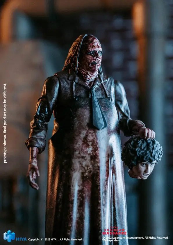 Texas Chainsaw Massacre (2022) Exquisite Mini akciófigura 1/18 Leatherface Slaughter Version 11 cm termékfotó