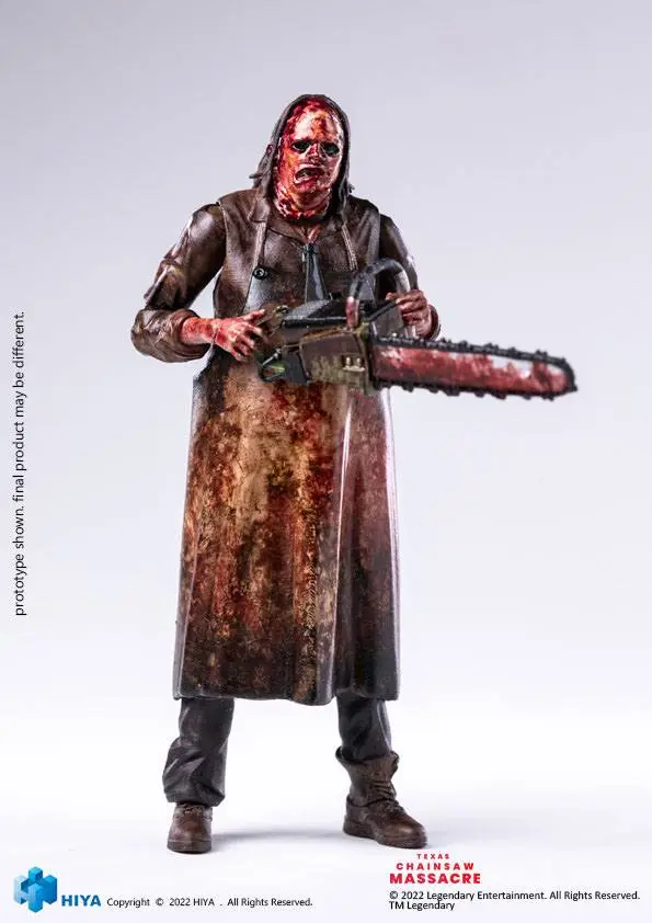 Texas Chainsaw Massacre (2022) Exquisite Mini akciófigura 1/18 Leatherface Slaughter Version 11 cm termékfotó