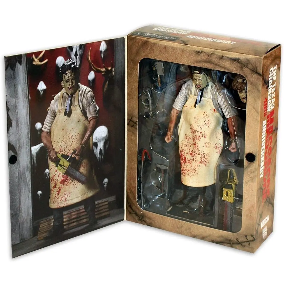Texas Chainsaw Massacre 40. évforduló. Ultimate Leatherface Retro figura 18cm termékfotó
