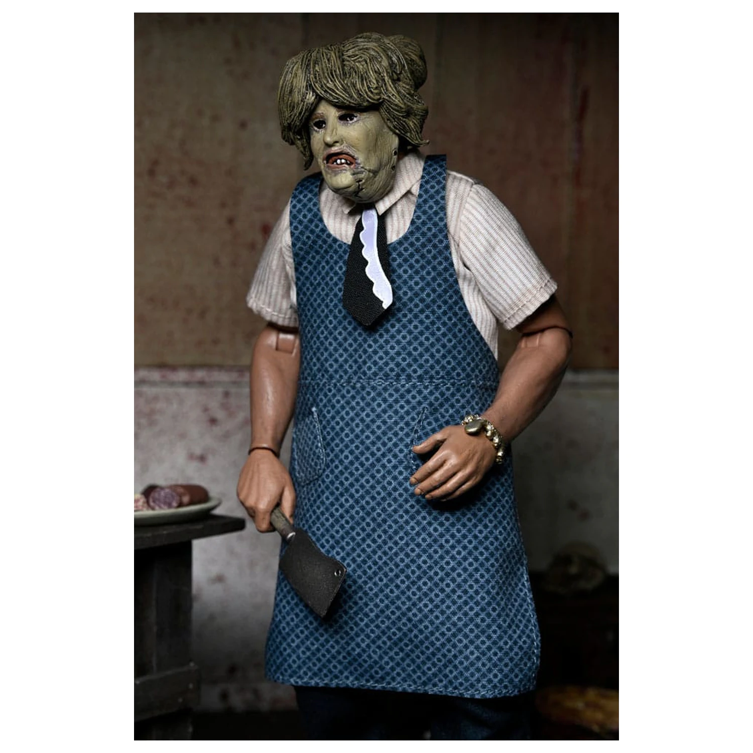 Texas Chainsaw Massacre Clothed akciófigura Leatherface with Old Lady Mask 20 cm termékfotó
