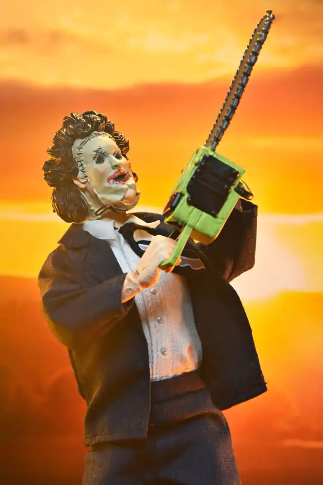 Texas Chainsaw Massacre Clothed Leatherface (Pretty Woman Mask) 50th Anniversary akciófigura 20 cm termékfotó