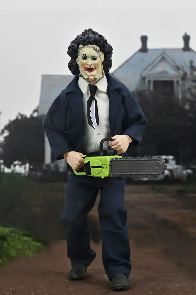 Texas Chainsaw Massacre Clothed Leatherface (Pretty Woman Mask) 50th Anniversary akciófigura 20 cm termékfotó