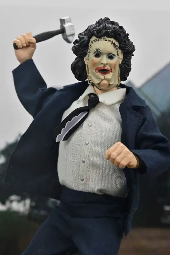 Texas Chainsaw Massacre Clothed Leatherface (Pretty Woman Mask) 50th Anniversary akciófigura 20 cm termékfotó