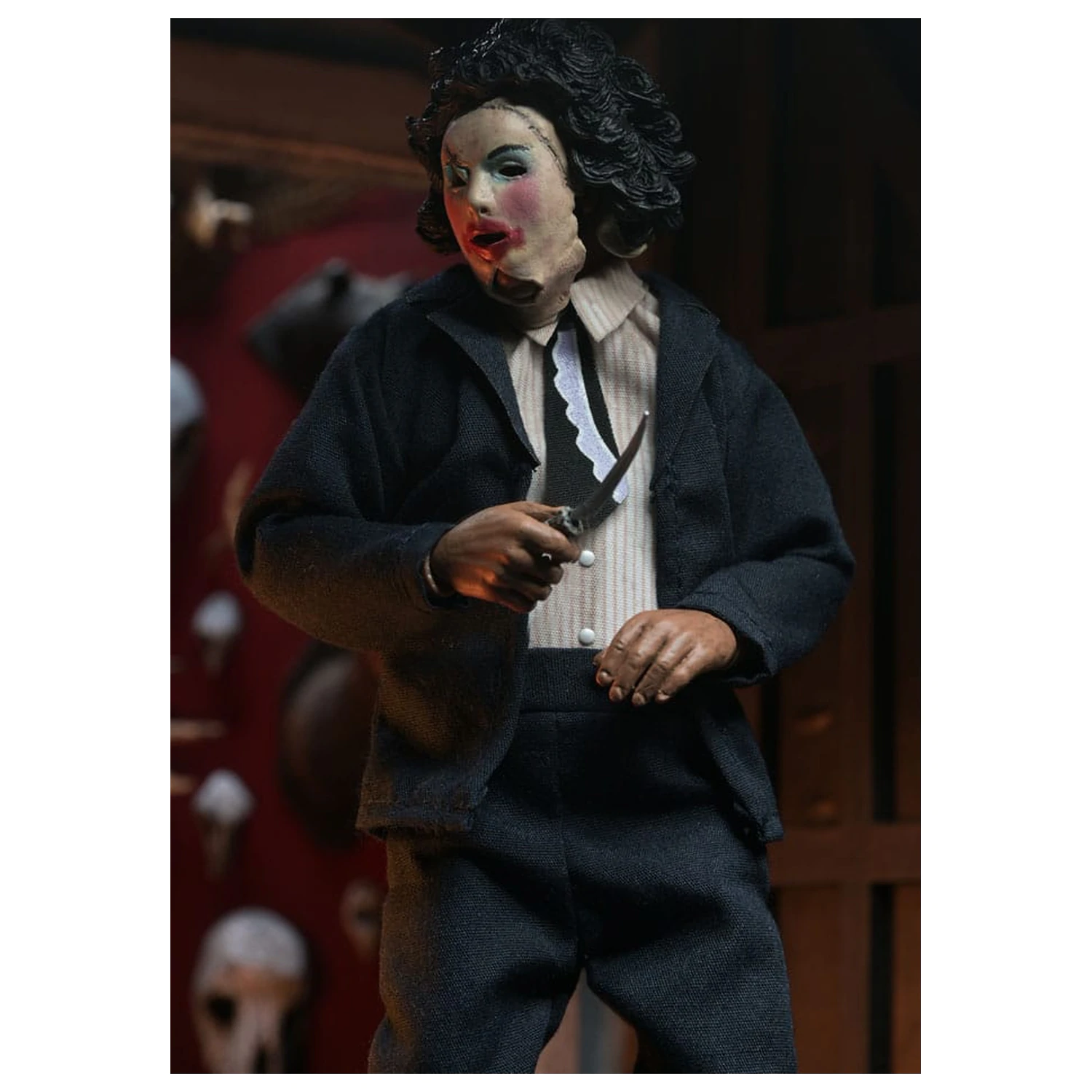 Texas Chainsaw Massacre Clothed Pretty Woman Leatherface akciófigura 20 cm     termékfotó