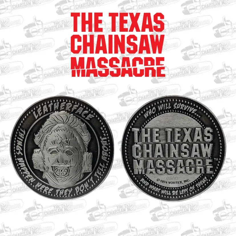 Texas Chainsaw Massacre Leatherface gyűjthető érme Limitált kiadás termékfotó