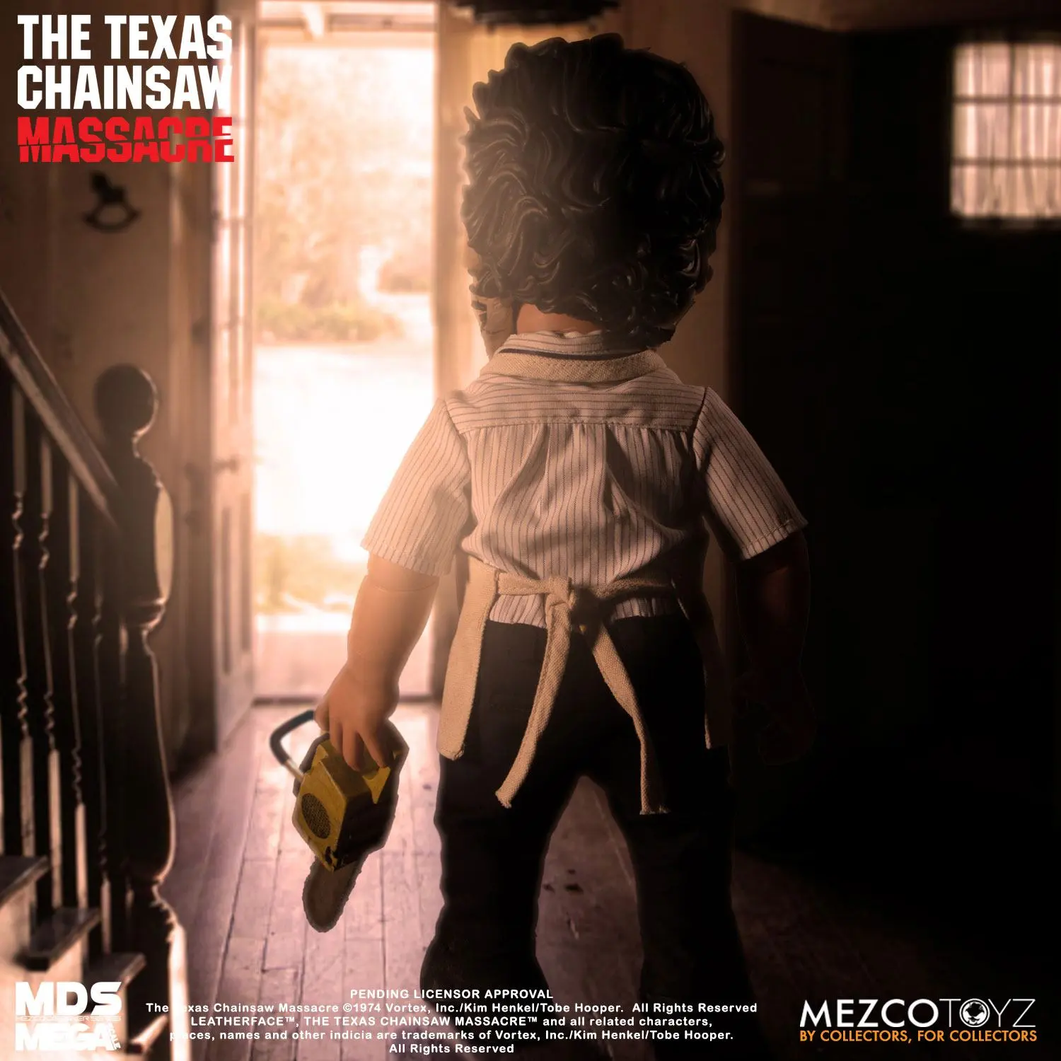 Texas Chainsaw Massacre Mega Scale Feature Leatherface akciófigura hanggal 38 cm termékfotó