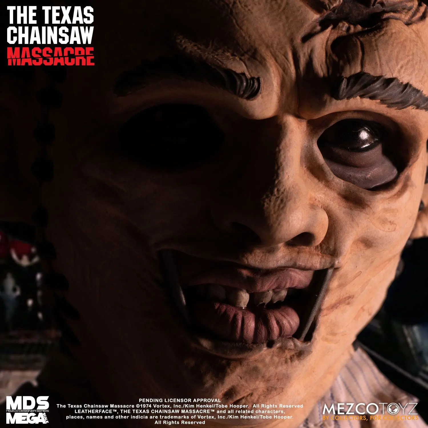 Texas Chainsaw Massacre Mega Scale Feature Leatherface akciófigura hanggal 38 cm termékfotó
